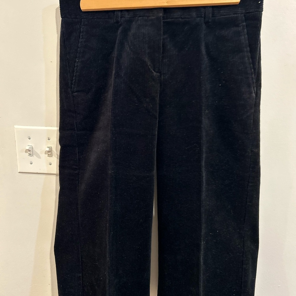 Theory Men's Dark Corduroy Trousers